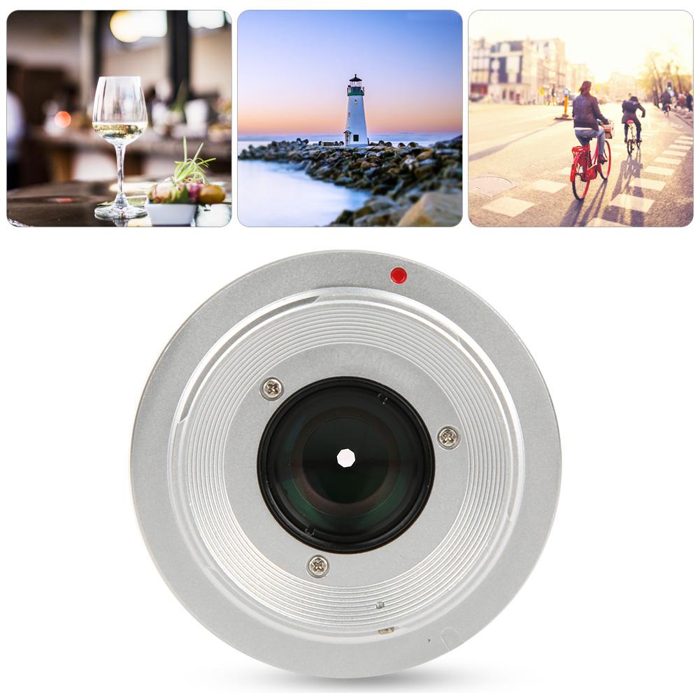 NEWYI 25 мм F1.8 Mark II Оптическое стекло Серебристый Большая апертура Фиксированный фокус Ручной пейзаж Гуманистический