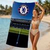 Beach Towel with Chelsea FC logo Pattern - soft,absorbent,machine washable Lightweight&Modern,swimming,Travel Essentials
