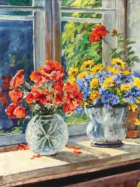 5D Алмазная Картина Новые Поступления Цветочное Окно Домашний Декор Полная Квадратная Круглая Вышивка Мозаика Пейзаж Настенное Искусство