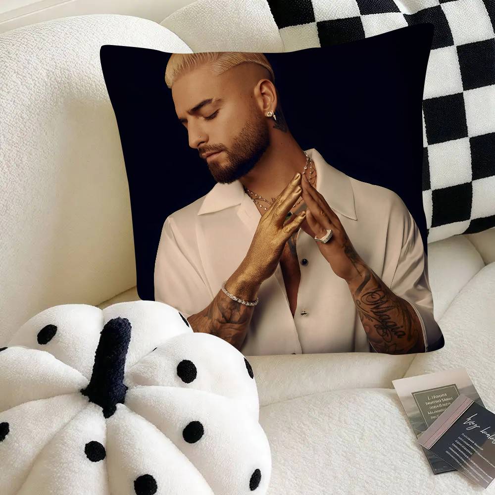 Classic Singer MMaluma Muisc Pillow Case Fashion Square Pillowcase Bedroom Sofa Room Ins Decoration Leisure