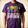 Autism Awareness Okay To Be Different Autistic T-Shirt