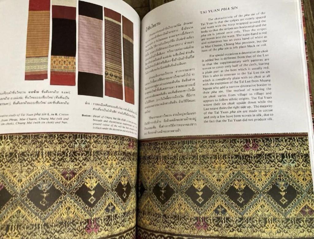 [USED] Extremely rare book on northern Thai textiles