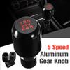 Universal Auto Car 5 Speed Aluminum Alloy Manual Gear Stick Shifter Shift Knob