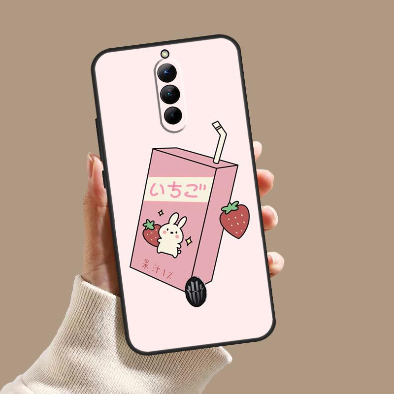 Милый чехол-коробочка клубничного молока для ZTE Nubia Red Magic 10S 9S 8S 8 9 10 11 Pro Plus 6 7 6S 7S Pro 5G 6R 10 Air