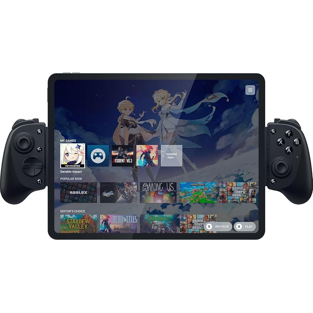 Razer Kishi V3 Pro XL Mobile Gaming Controller for Full-Size Tablets, USB-C, Compatible with iPads and Android Tablets up to 13 Inches, Ergonomic Desi