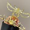 Large Spider Hair Clip Metal 2023 Halloween Women Headwear Claw Clip Girl Hairpins Trendy Gift Gold/Silver/Black Accessories