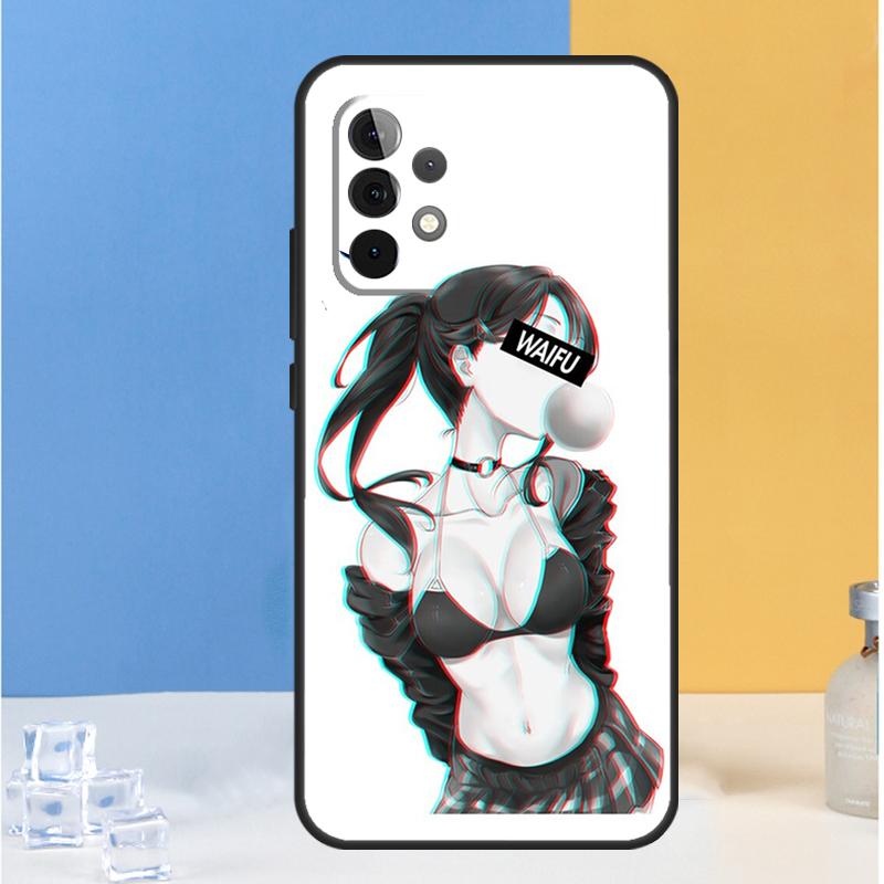 Грустная аниме эстетика Сэмпай Для Samsung Galaxy A13 A33 A53 A36 A26 A05 A06 A16 A54 A34 A14 A32 A52 A55 A35 A15 A56 Чехол