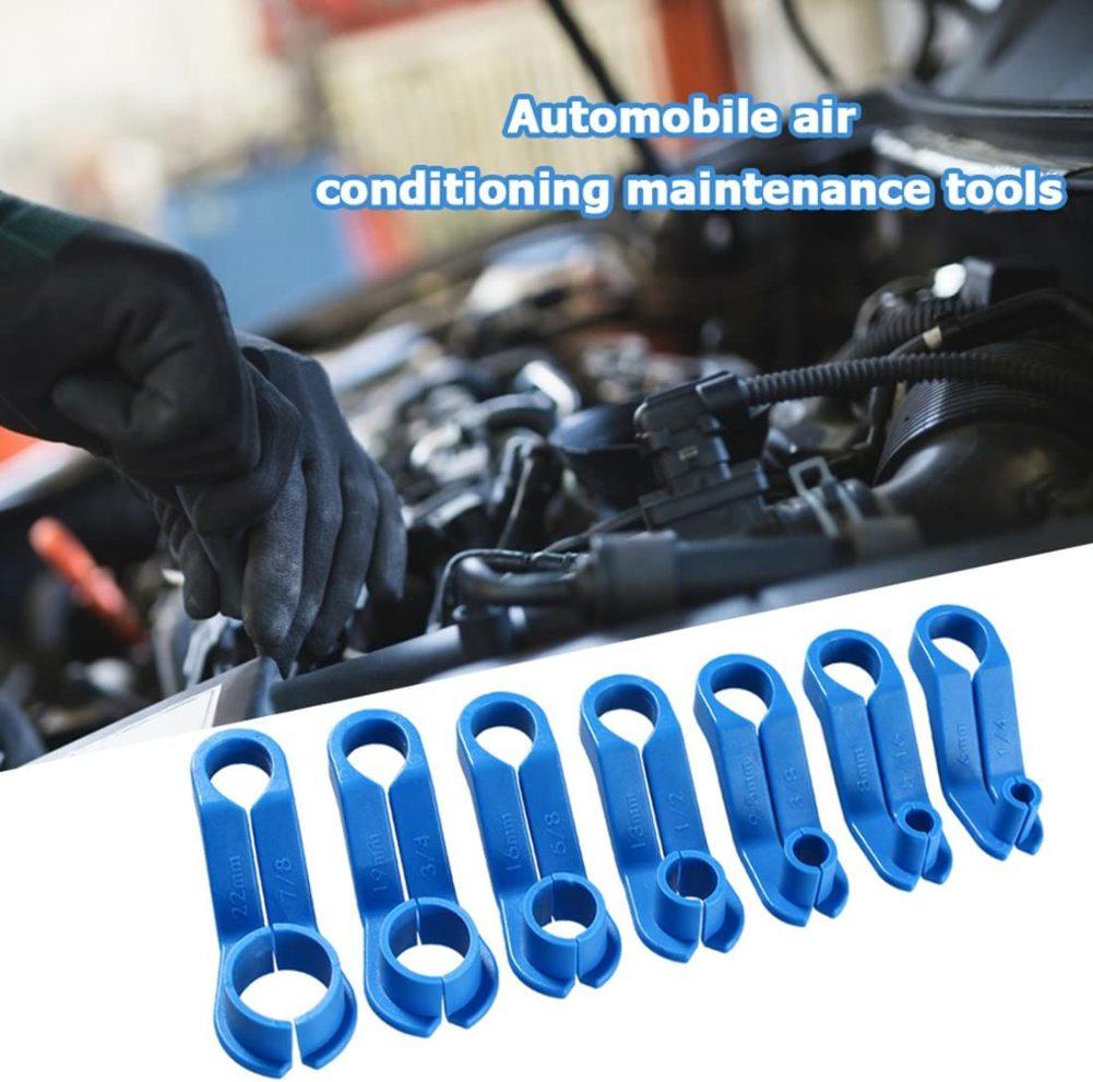7pcs Car Air-conditioning Fuel Line Disconnect Tool  Transmission Oil Cooler Tube Removal Tool