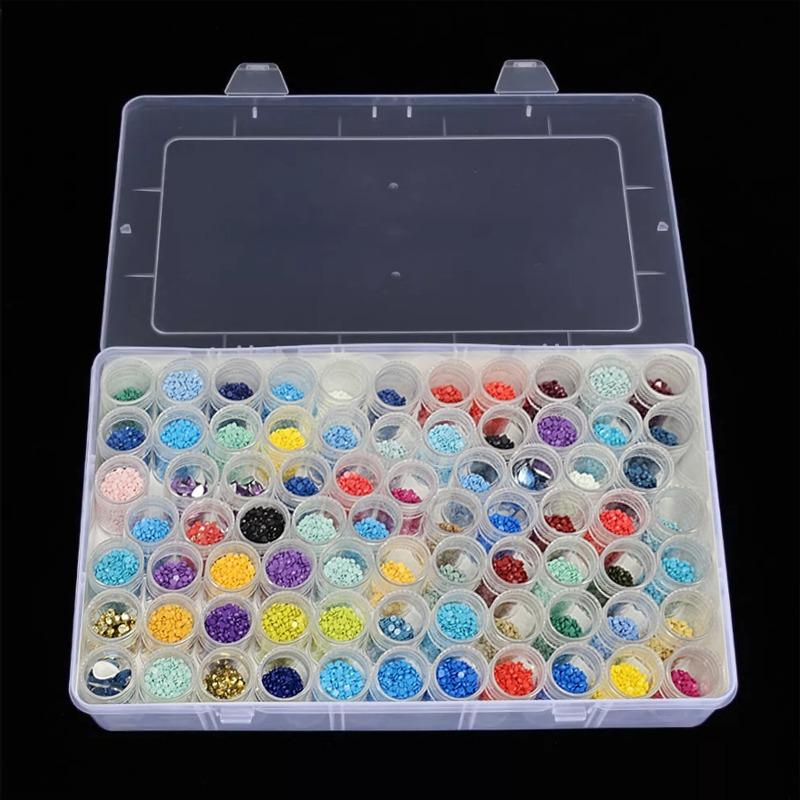 24/60 сетка Алмазная картина дрель бутылки для хранения бисера DIY аксессуары для декоративных картин для дома