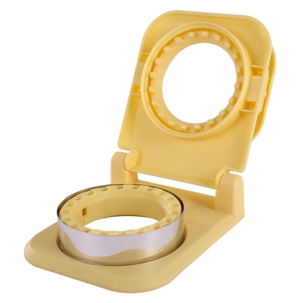 Spring Press DIY Sandwich Cutters Mould Stainless Steel Cookie Cutter Kids Lunch Prep