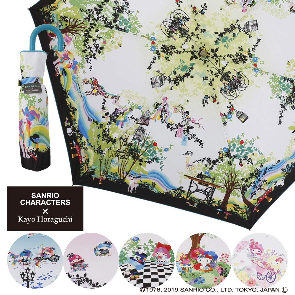 Складной зонт Ogawa Sanrio My Melody Kayo Haraguchi Collaboration Goods 12978 Womens