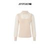JOY SPEAKER Women's Autumn Lace Trim Knit Top