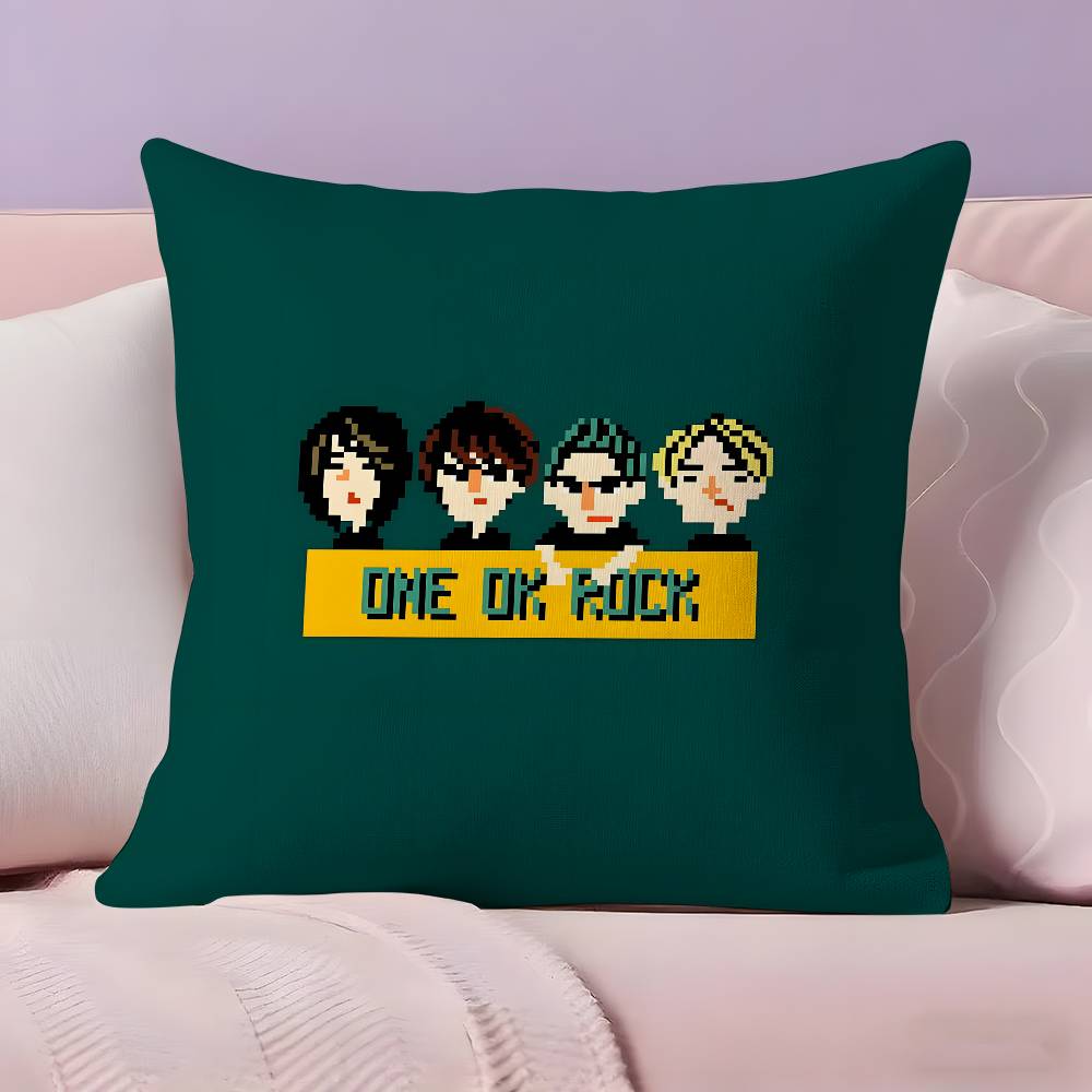 ONE OKBand O-ONE OK R-ROCK Ambitions Pillow Case Ultra Soft Skin Friendly Fabric Cloud Like Comfort & Concealed Zipper