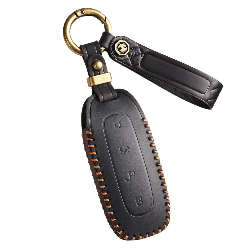 Применимый чехол для ключа Tengshi D9 Dm-I Ev Tengshi D9 специальная сумка для ключа автомобиля пряжка натуральная кожа мужской