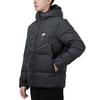 Nike Лоскутная спортивная теплая куртка-пуховик с капюшоном, мужская верхняя одежда, черная DD6964-010