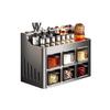 Spice Storage Rack, Wall-Mounted Spice Containers for Salt, Pepper, Sugar, and Spices, Easy Access, No Assembly Required, Household Spice Box, Kitchen