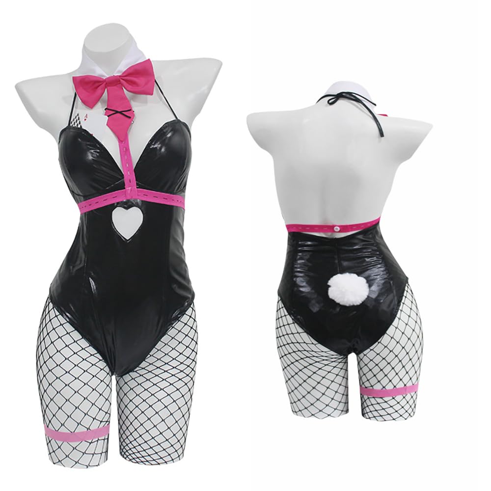 Костюм для косплея Hatsune Miku Rabbit Hole с Идеально подходит для Культурной Школьной Фотографии и Полный Комплект Парика, Косплей, Фестивали, Фестивали, Фотосессии, Хэллоуин,