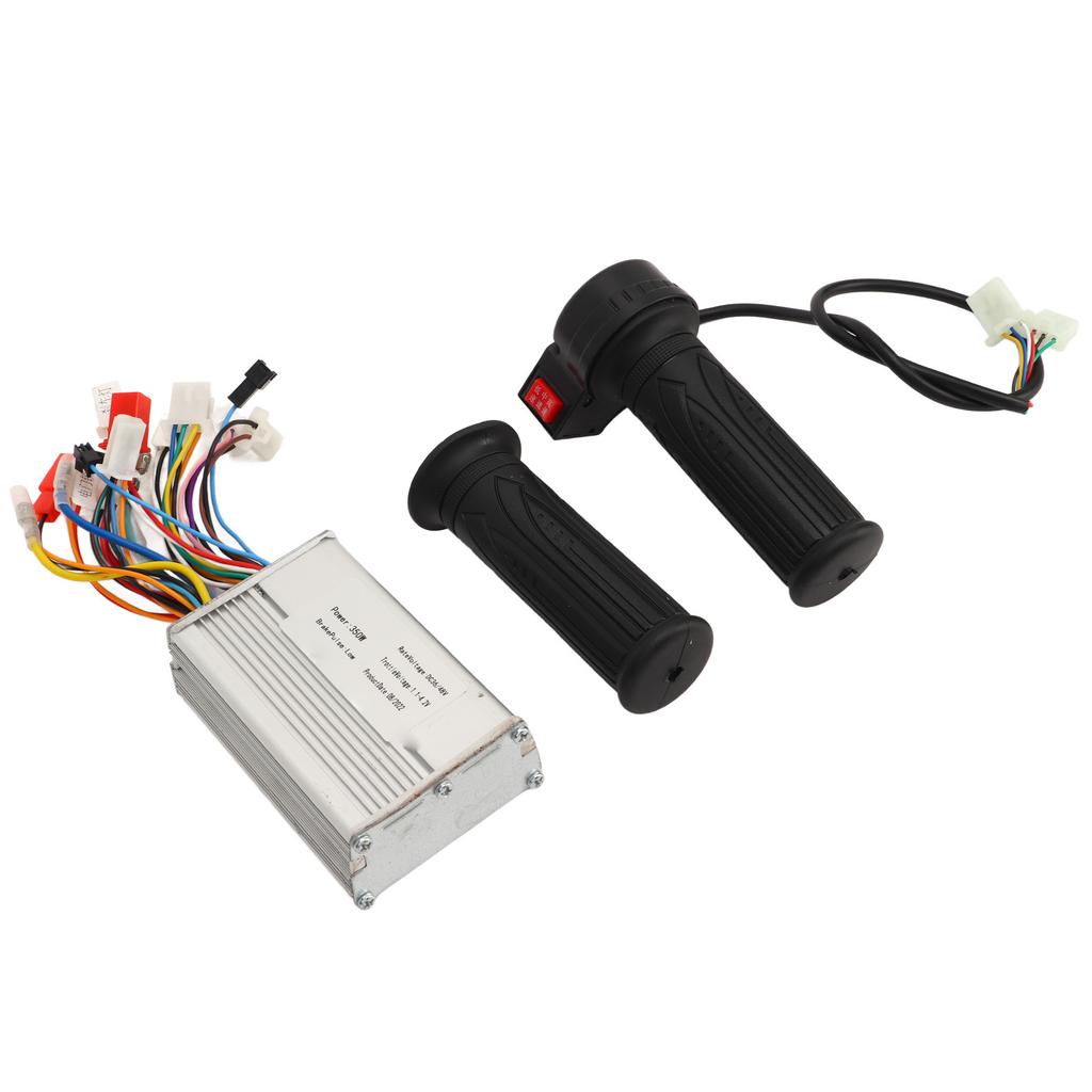 Motor Speed Controller Throttle Twist Grips DC Brushless Control Box 3 Level Adjustable Scooter