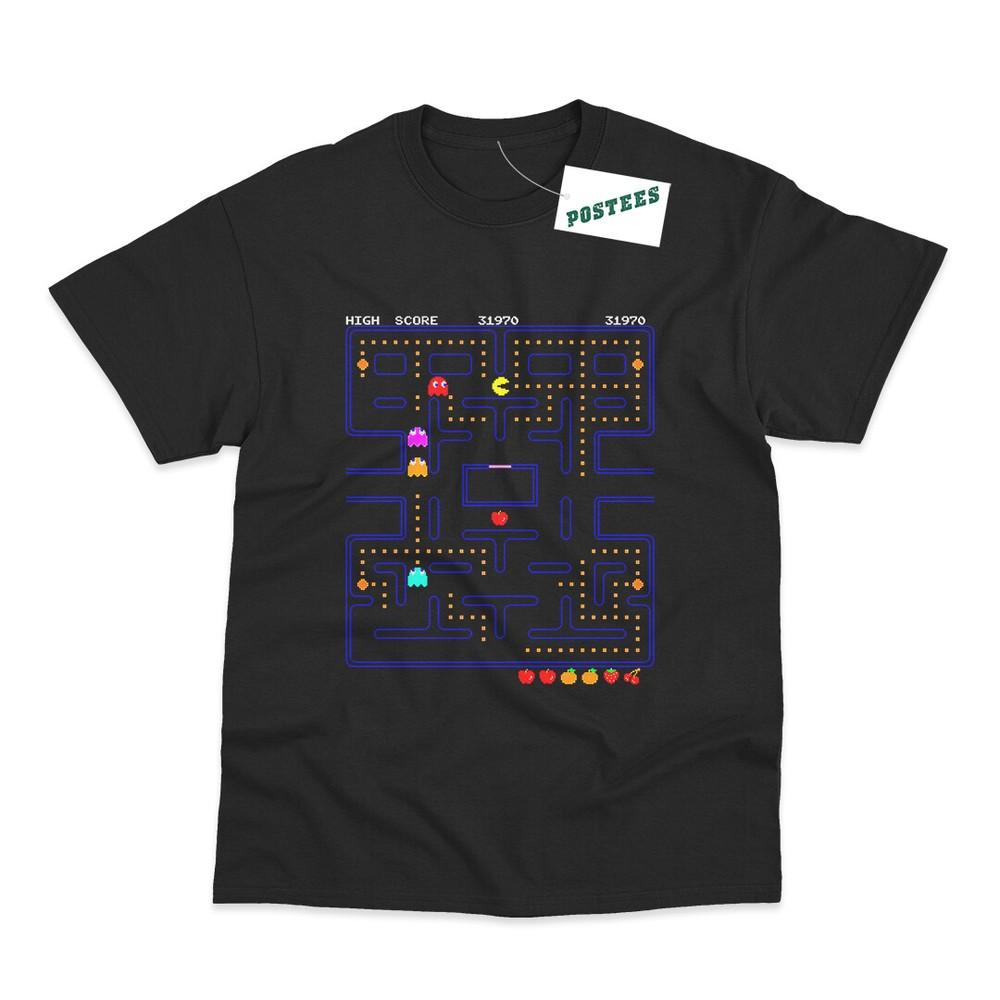 Retro Gaming Inspired By Pac-Man DTG Printed T-Shirt