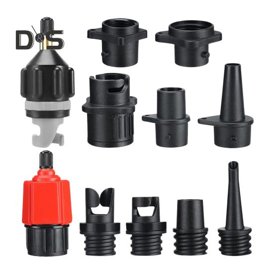 Комплект адаптеров для надувного SUP-насоса, адаптер для лопастной доски, клапан воздушного компрессора, набор насадок-преобразователей для надувной лодки, кровати для серфинга