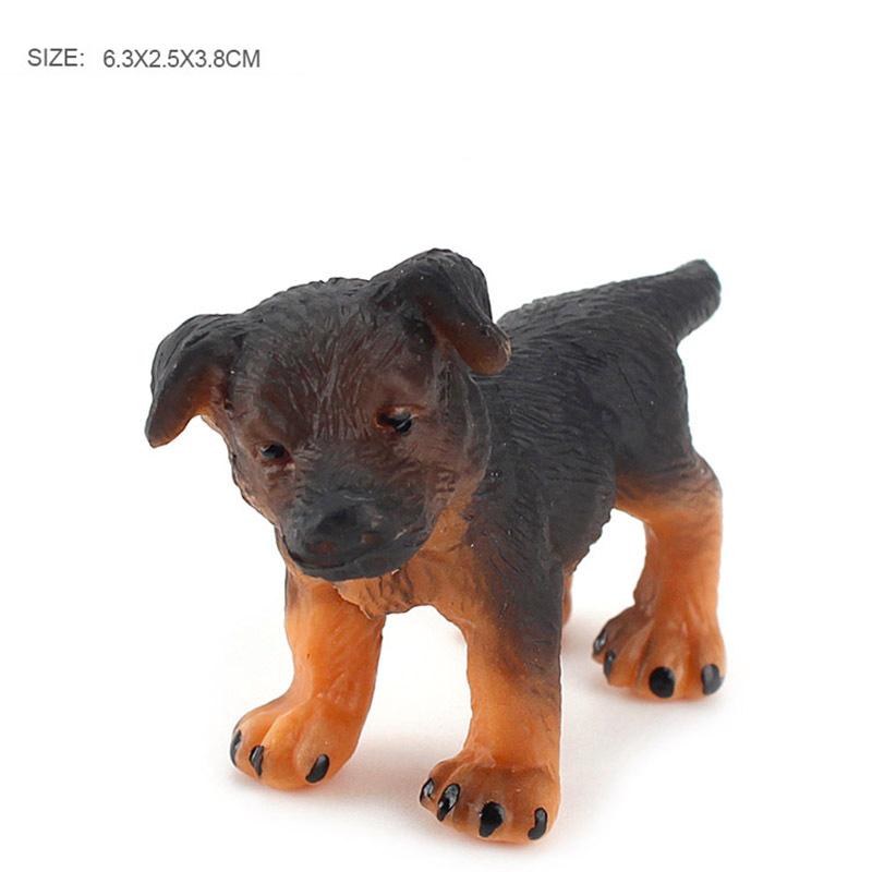 Моделирование Мини Собаки Животные Модель Микро Фигурка Фея Сад Украшения Торт Топперы Игрушка Детский Подарок Кукольный Домик Аксессуары
