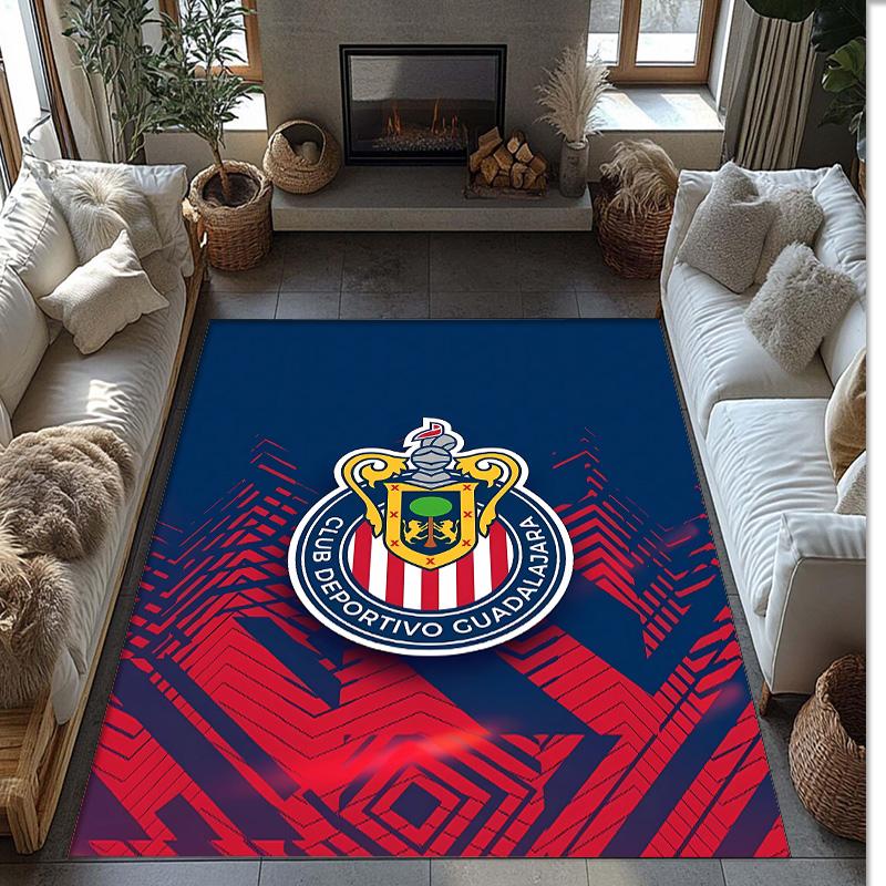 Chivas Printed Crystal Velvet Area Rug, Soft Anti-Slip Water Absorbent Floor Mat for Living Room Bedroom