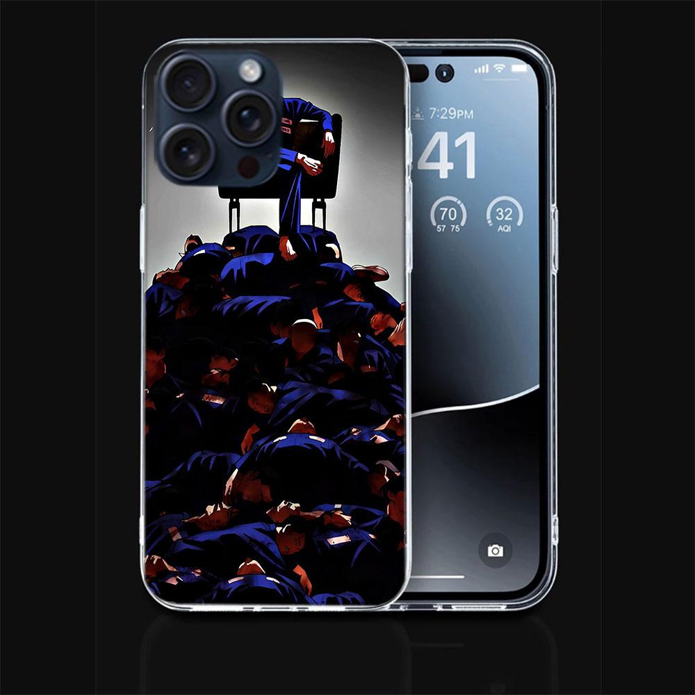 Jonggun Lookism Прозрачный чехол для телефона Для Iphone 17 Air 16 Pro Max 15 Pro 14 Plus 17E 16E 11 13 12 Mini Чехлы Fundas Cell TPU