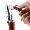 Kitchen Wine Bottle Opener Wood Handle Corkscrew Open Easy Stainless Steel Knife