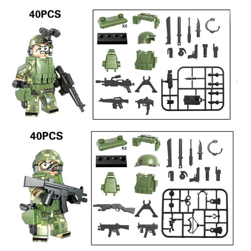 6 шт./компл. CrossFire 150 + набор аксессуаров, камуфляжные куклы, строительные блоки, городские полицейские кирпичи, мини-фигурки, подарочные игрушки для детей