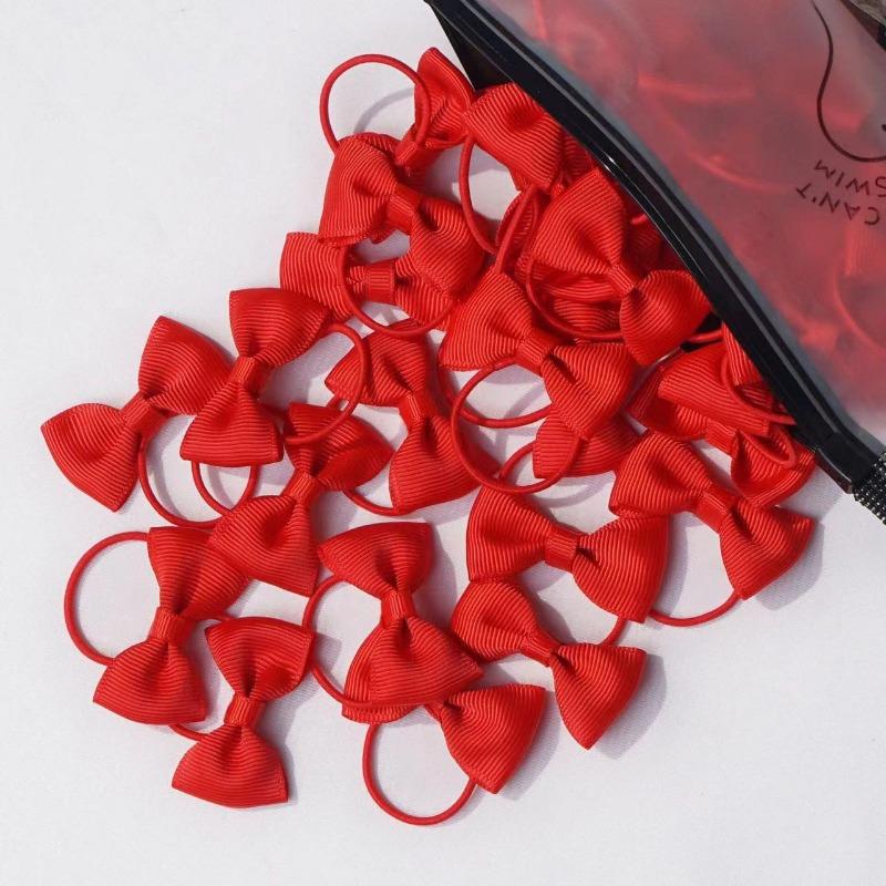 2-дюймовые банты для волос для девочек, эластичные резинки, бант из ленты Grosgrain с резинкой, держатели для хвостиков, аксессуары для волос
