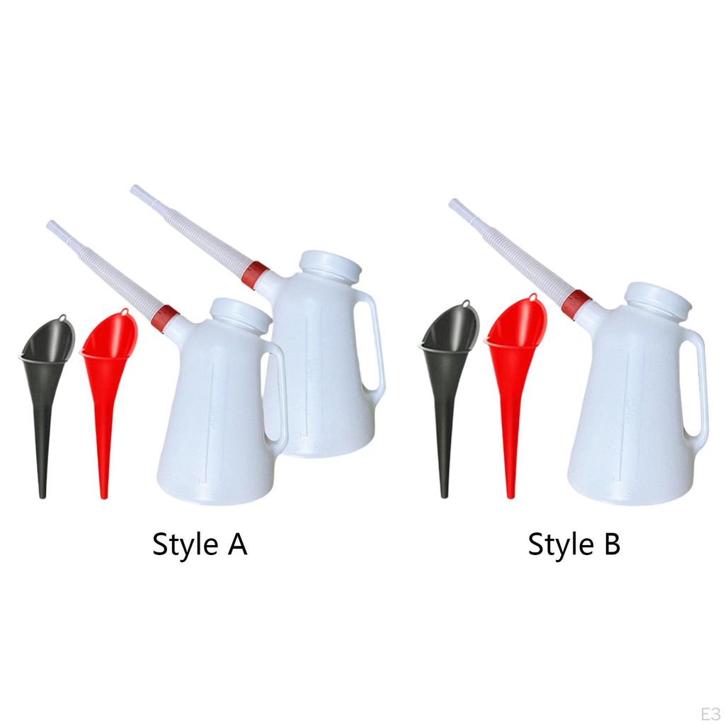 Масляный кувшин мерный контейнер автомобильный и гибкий набор воронок дозатор