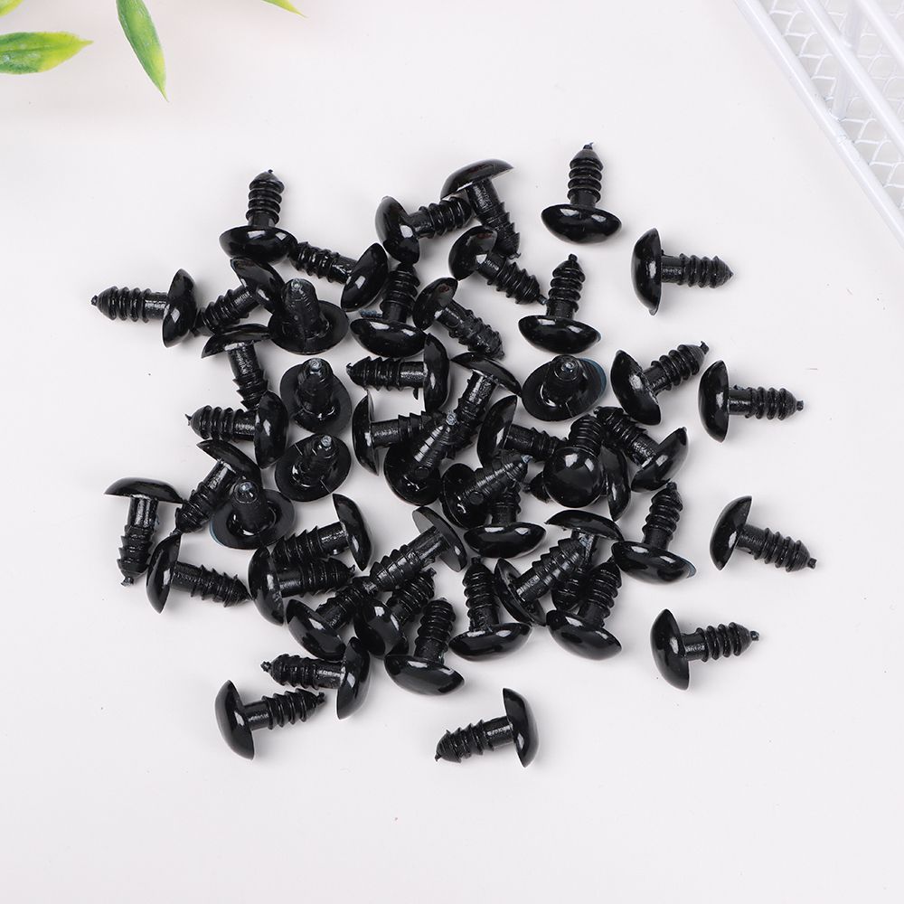 50/100 шт. Пластиковые игрушки Инструмент для DIY Аксессуары для кукол Овальные носы животных Безопасные детали Носы для кукол