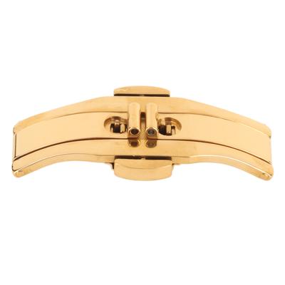 Запасная пряжка для часов 6 мм 19 мм, раскладная застежка для часов с двойной кнопкой для мужчин и женщин