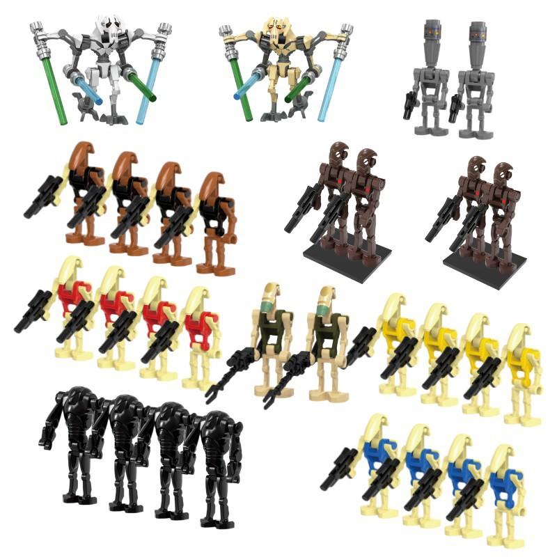 Star Wars Battle Droid Building Blocks Toy Figure Set for Boys, DIY Assembly Puzzle Bricks Kit, Bagged Multiple Styles