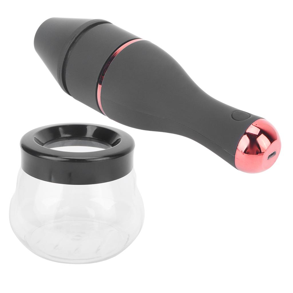 Электрический очиститель для кистей для макияжа, быстросохнущий, перезаряжаемый, автоматический очиститель для кистей, вращающийся