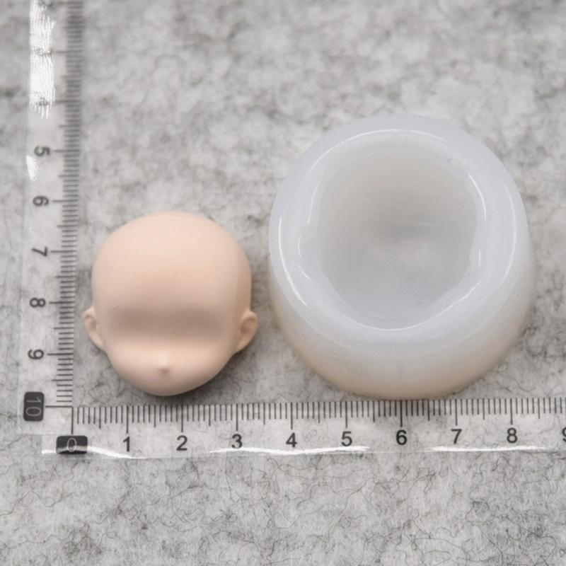 Многоразовая силиконовая форма для лица для создания голов кукол из глины и кондитерских изделий