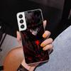 Черный чехол для телефона с аниме-клевером для Samsung Galaxy S26 S25 Edge S23 S24 Ultra S22 Plus S21 S20 FE Уникальный чехол Мягкий чехол Galax