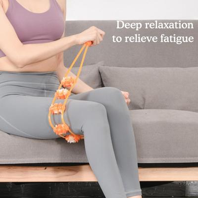 Ручной массажер для мышц 95 см для физиотерапии спины, плеч и шеи, 3 инструмента, цветной роликовый массажер T8C7