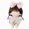 Multicolor Miniature Dress Suit Lolita Maid Attire Doll Headwear Dress Set  Cotton Stuffed Doll