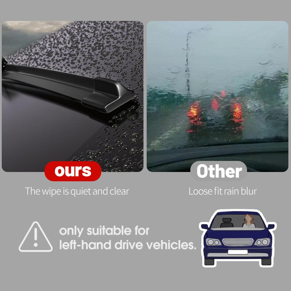 2pcs For Nissanier Navara NP300 D22 D40 D23 D41 1997-2023 2013 2014 2015 2016 Front Windshield Wiper Blades Windscreen Wipers