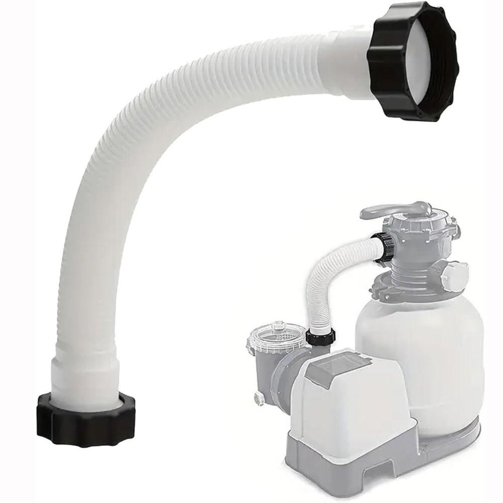 White Pool Hose 16 Inch Filter Pump Hose Pool Accessories Pool Sand Filter Pump