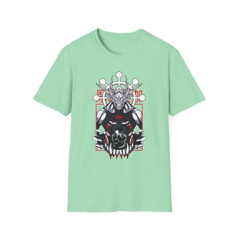 Jjk Unisex Jl Anime TShirt Softstyle Fishiguro Vs Hinami