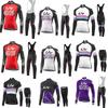 Cycling Jersey Set Mens Long Sleeve Breathable Bike Shirt Pants Road Mountain Biking