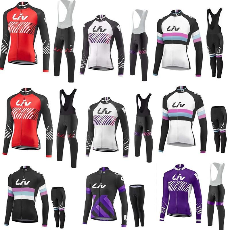 Cycling Jersey Set Mens Long Sleeve Breathable Bike Shirt Pants Road Mountain Biking