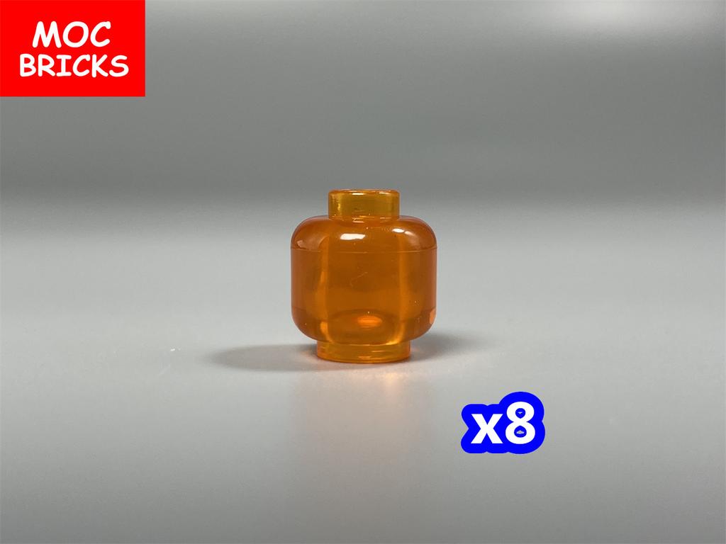 Фигурка MOC Bricks Пустая Голова Лицо Банка Бутылка Аксессуары Собранная Деталь Строительные Блоки Игрушки Для Детей