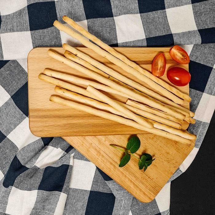 Creative Home Lot de 10 Planche a Decouper Bois | 22,5 x 12,5 x 1,2 cm | Planche Petit Dejeuner Bois | Planche Petit Déjeuner