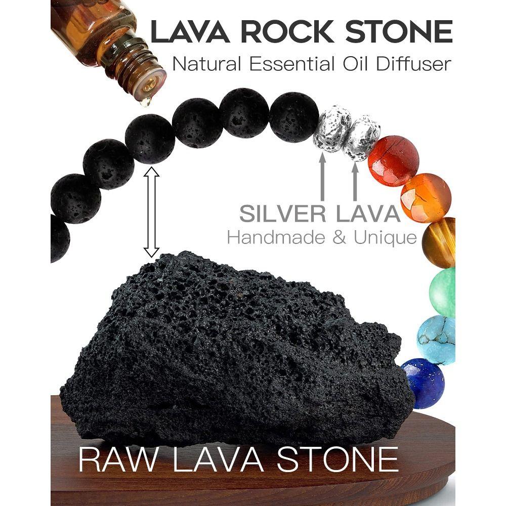 Adjustable Crystal Gemstone Bracelet Glass Stone Beaded Bracelet Gifts 7 Chakra Bead Bangle  Men