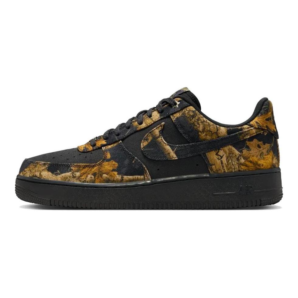Realtree x Nike Air Force 1 Low Черный Камуфляж Мужские Кроссовки IH1221-001