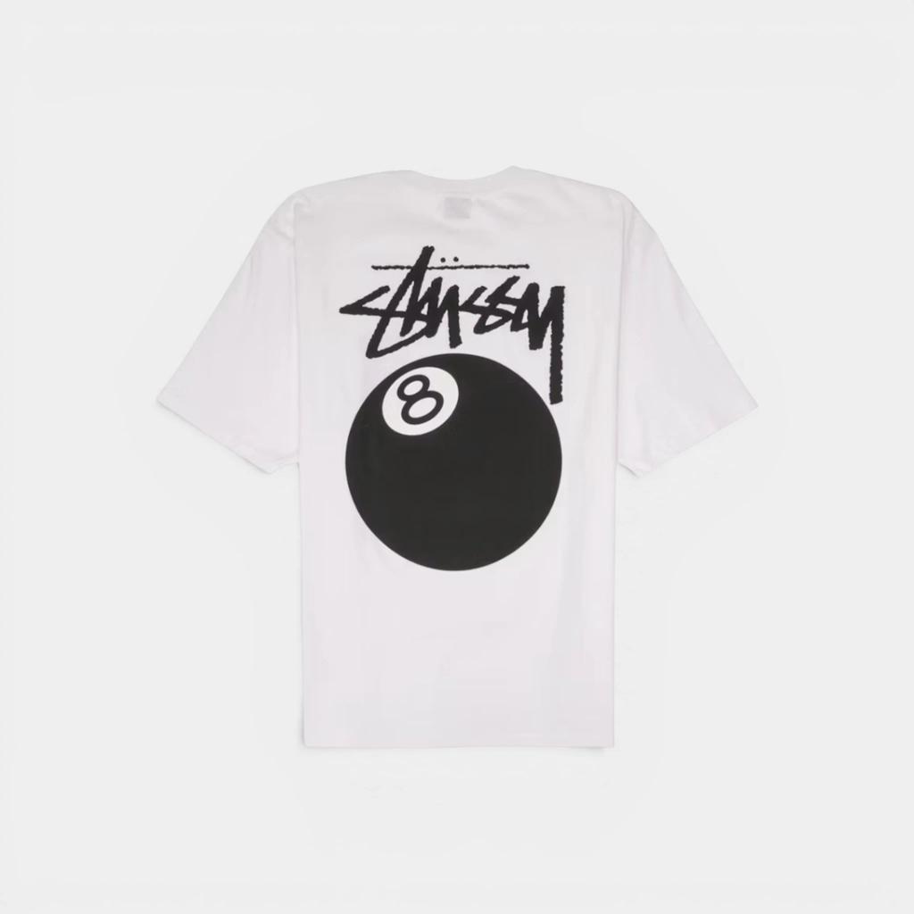 Stussy 8 Ball Tee White