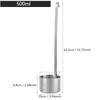 Long Handle Wine Dipper Stainless Steel Wine Pouring Spoon Oil Sauce Ladle Bartender Hanging Measuring Cup Kitchen Bar Tools